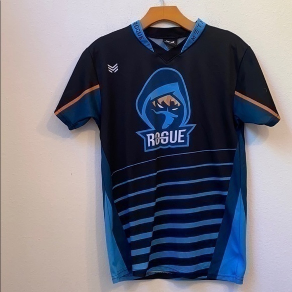 META ROGUE SMALL BLACK SHORT SLEEVE SHIRT